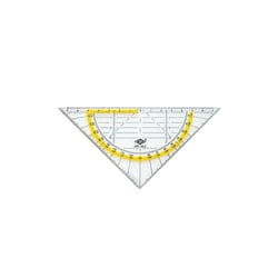 WEDO Equerre géométrique standard, hypothénuse 160 mm