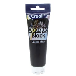 Creall - Peinture noire opaque à gratter 120 ml