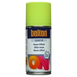 Spray de peinture - Effet néon fluorescente - Jaune fluo - Tous supports - Belton - 150ml