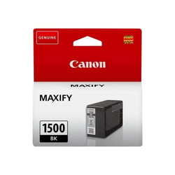 Cartouche Jet d'encre Originale PGI-1500 BK noir CANON