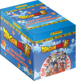 Boîte de 36 pochettes - DRAGON BALL SUPER - The ultimate collection - 180 Stickers  -Panini