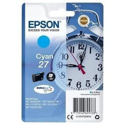 Cartouche d'encre - Epson - 27 - Cyan - 300 pages - Plastique