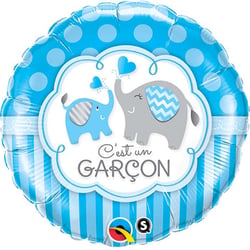 Ballon à Plat Eléphant Garçon