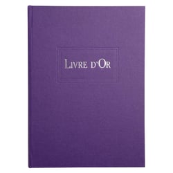 Livre d'or 1M. 220x170 - Violet - Le Dauphin