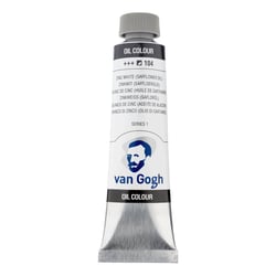 Peinture à l'huile - Blanc de zinc - 104 - A l'huile de carthame - Van Gogh - 40ml