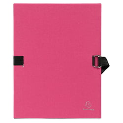 Chemise dos extensible papier - 24x32cm - Bordeaux - x 10 - Exacompta