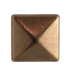 Ki-Sign - Clou Carré thermocollant 6/8/10mm Cuivré 66 pièces