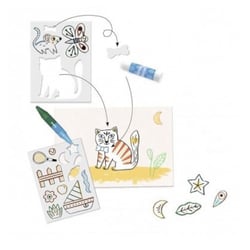 Un monde a creer, animaux - Djeco - Beige