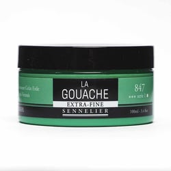 Gouache - Extra-fine - Vert Véronèse - 847 - Sennelier - Pot de 100ml - Beaux-arts