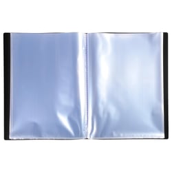Protège-documents en polypropylène 5/10e OPAK pochettes Cristal 60 vues - A4 - Noir - x 12 - Exacompta