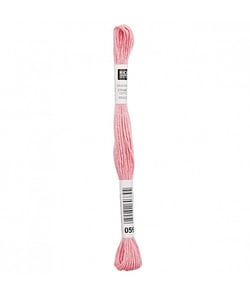 Fil à broder mouliné Uni - Rico Design 059 Rose