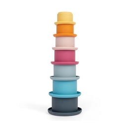 jeu de tasses empillables - Bigjigs - Bleu