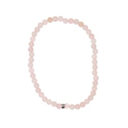 Bracelet Quartz Rose Perles rondes 4 mm - Omsaé