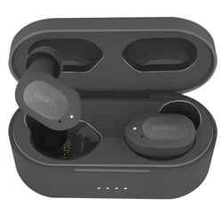 Belkin Écouteurs sans fil Double Micro Antibruit ENC Boitier Autonomie 38h Noir