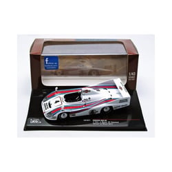 Voiture Miniature de Collection - IXO 1/43 - PORSCHE 936 - Blanc / Rouge / Blue - Winner Le Mans 1977