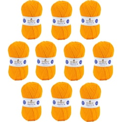 10 pelotes - 100% acrylique - Jaune - 978 - 50g - 140m - DMC - Knitty 4 - Tricot