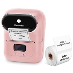 Mini Imprimante Bluetooth Portable Sans Encre Pour Étiquettes Rapides Et Faciles Rose YONIS