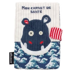 Protège carnet de santé Hippipos hippopotame - Les D glingos