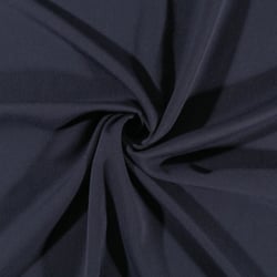 Tissu Gabardine de viscose uni Bleu marine