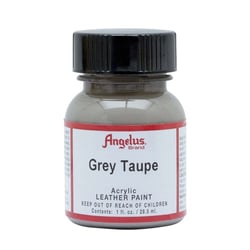 Flacon 29,5 ml - Peinture acrylique Angelus pour cuir - Gris Taupe - Haute qualité