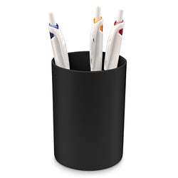 Pot à crayons Rangement stylos en plastique recyclé First GreenSpirit Noir - CEP