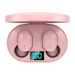 Écouteurs Bluetooth Sans Fil Avec Écran LED Et Réduction De Bruit Rose YONIS