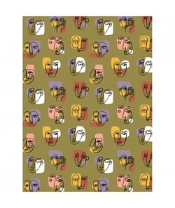 Tissu coton pablo de 135 cm de largeur Jaune vendu par 50 cm