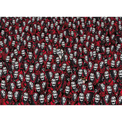Puzzle impossible la casa de papel 1000 pièces - collection télé science fiction - netflix clementoni - 39527