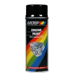 Spray de peinture moteur - noir brillant - Motip