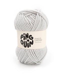 Fil à tricoter PINGO DREAM - 100GR - PINGOUIN Gris Perle