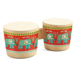 Djeco Animambo - Bongo - Percussion - Marron - Dès 3 ans