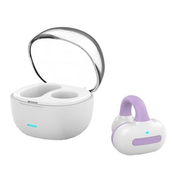 Ecouteurs Bluetooth Violets Conduction Osseuse Étanche Longue Autonomie YONIS