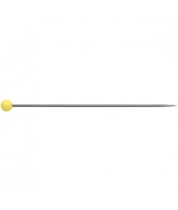 Epingles à tête de verre 0,60 x 43 mm - Prym Jaune