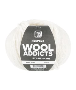 Pelote de Laine et Alpaga RESPECT - Wool Addicts 0094 Ecru