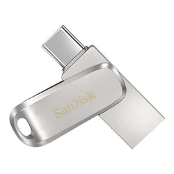 Clé USB SANDISK Ultra Dual Drive Luxe - Acier inoxydable - 128 Go