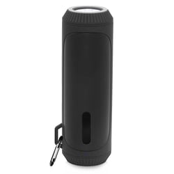Enceinte Bluetooth Étanche Extérieure Avec Poignée Mousqueton et Lampe SOS Autonomie 7h Noir YONIS