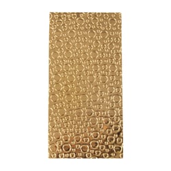 Feuille de cire - ercles, or brillant, 20x10cm, 1 pce.