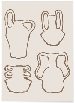 Affiche Les vases | A3 : 29,7x42cm