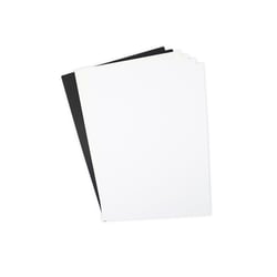Papier cartonné Sizzix Surfacez - 60 feuilles - Noir/Ivoire/Blanc - A4