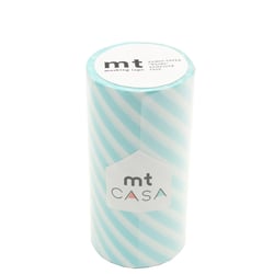 MT CASA RAY… 10cm aqua - stripe mint blue - 10 m x 100mm