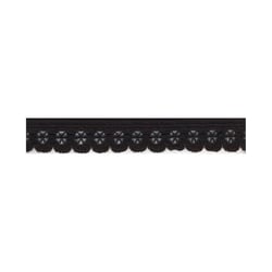 Bobine 25m élastique lingerie 13mm Noir 13mm