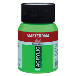 Peinture Acrylique - Vert brillant - 605 - Amsterdam - Pot de 500ml