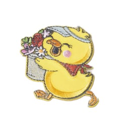 Ecusson thermocollant animaux mignons poussin 5,5cm x 4,5cm