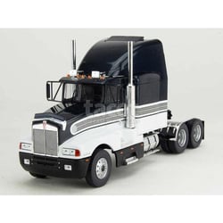 Voiture miniature de collection - IXO - Kenworth T600A Tracteur 1986 - Échelle 1/43 - Monté métal - Noir