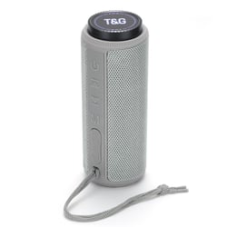 Enceinte Bluetooth 10W Hifi Stéréo Portable Etanche Autonomie 10H Fonction TWS Gris YONIS