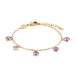 Bracelet Gemia en pierres Améthyste - Sloya