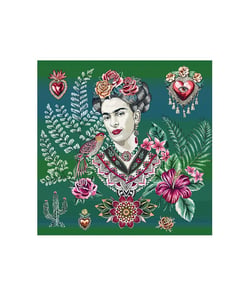 Tissu carré Jacquard 48x48 cm Artista