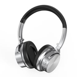 Casque Bluetooth ANC Réduction Bruit Design Rétro Confort Léger Qualité Son Supérieure Noir YONIS