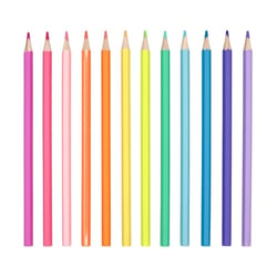 Crayons de couleur Qualité Beaux-Arts Couleur pastel 12 pièces