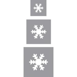 Perfor. fantaisie Kit: Flocons de neige, 1,6cm+2,54cm+3,81cm, 3 pces